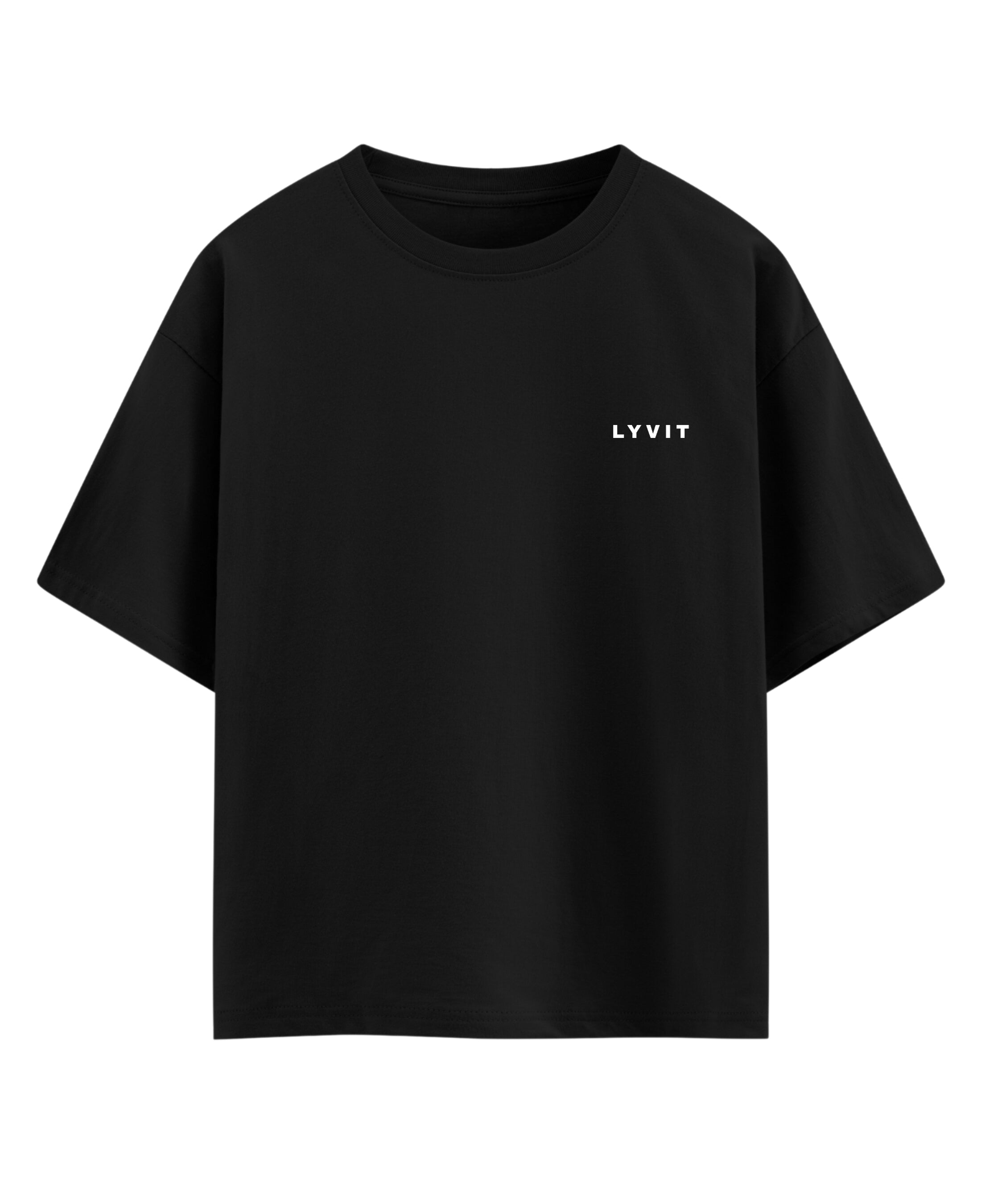 Black Oversized T-shirt Front Design