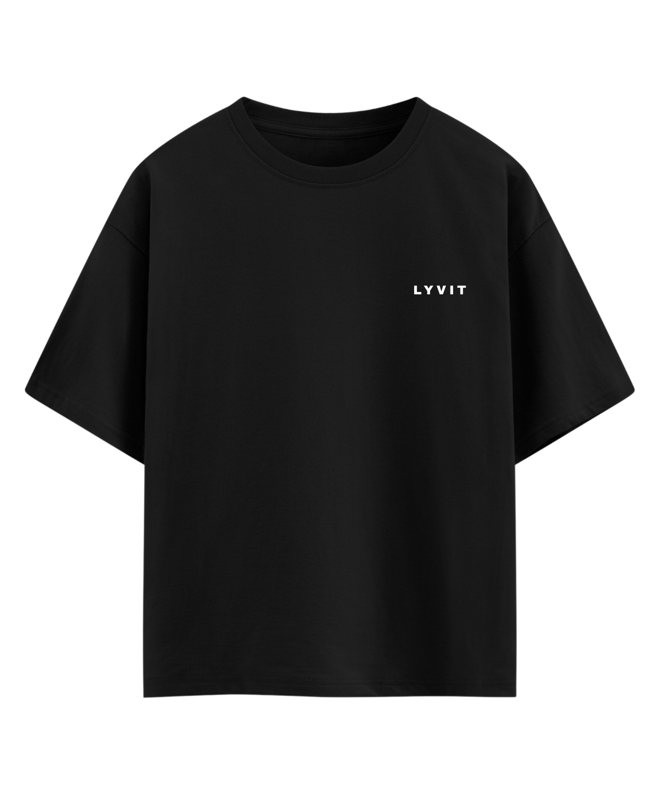 Black Oversized T-shirt Front Design