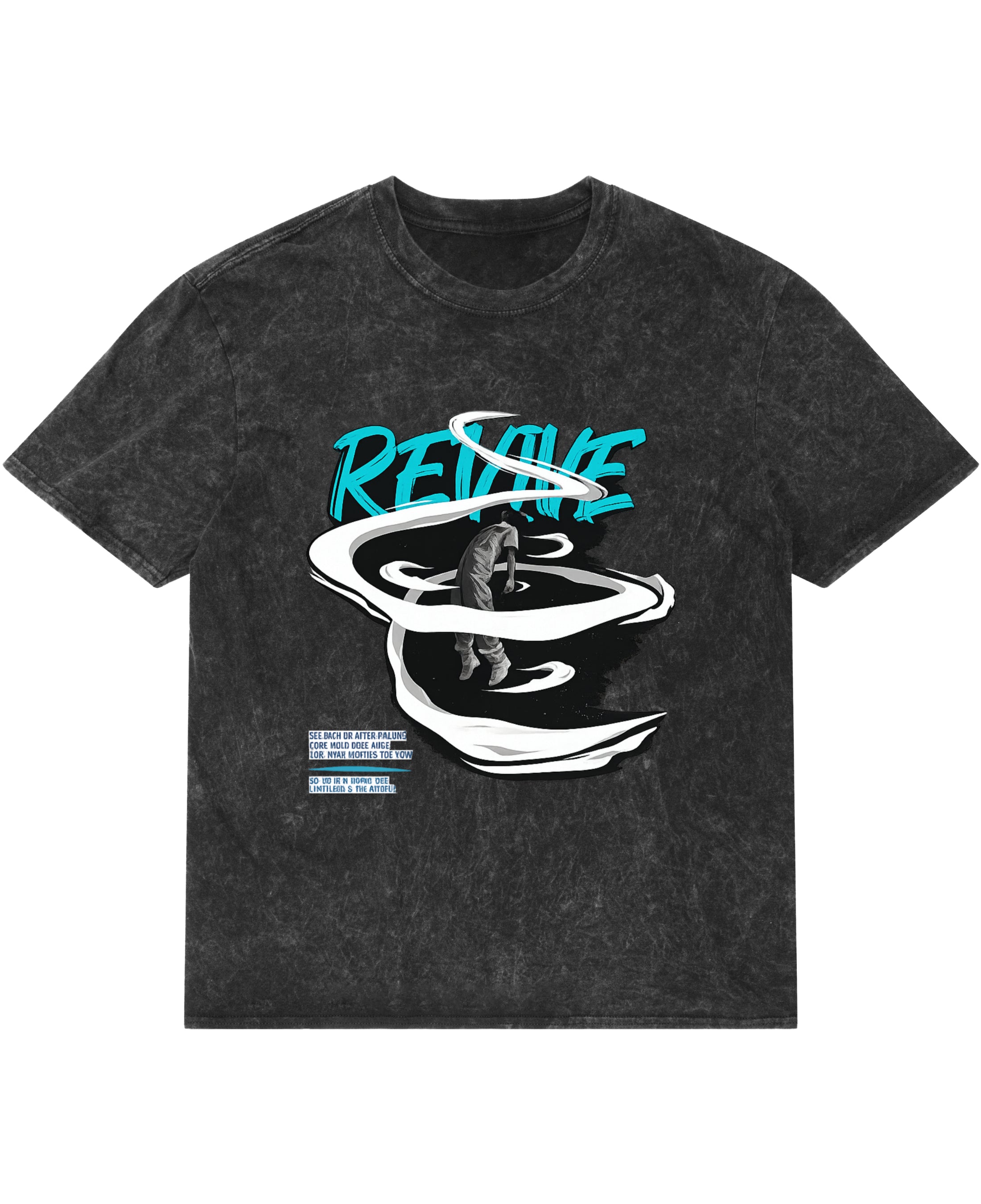 Acidwash Oversized T-shirt Front Design