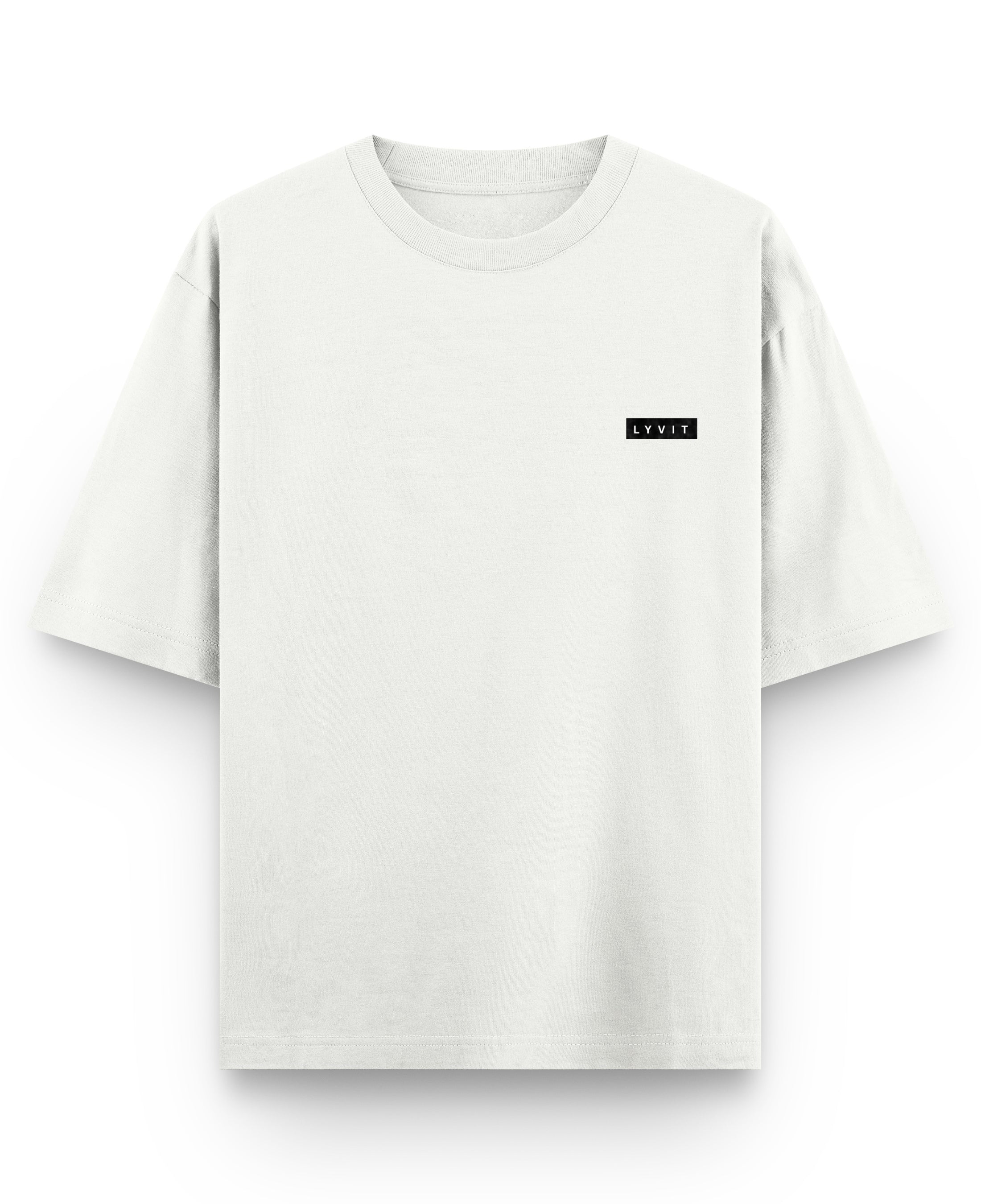 Off White Oversized T-shirt Front Design