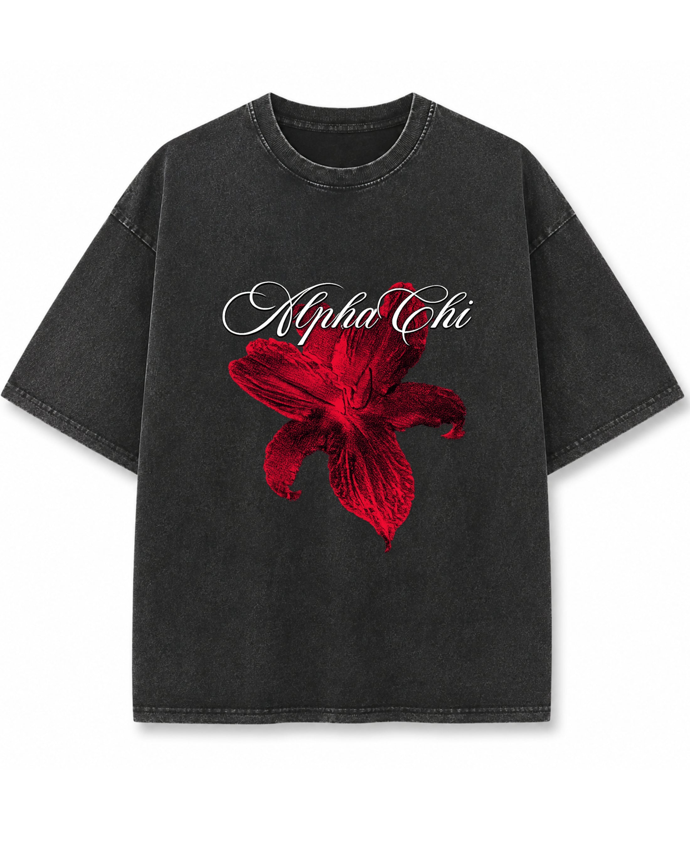 Vintage Fade Wash Oversized T-shirt Front Design