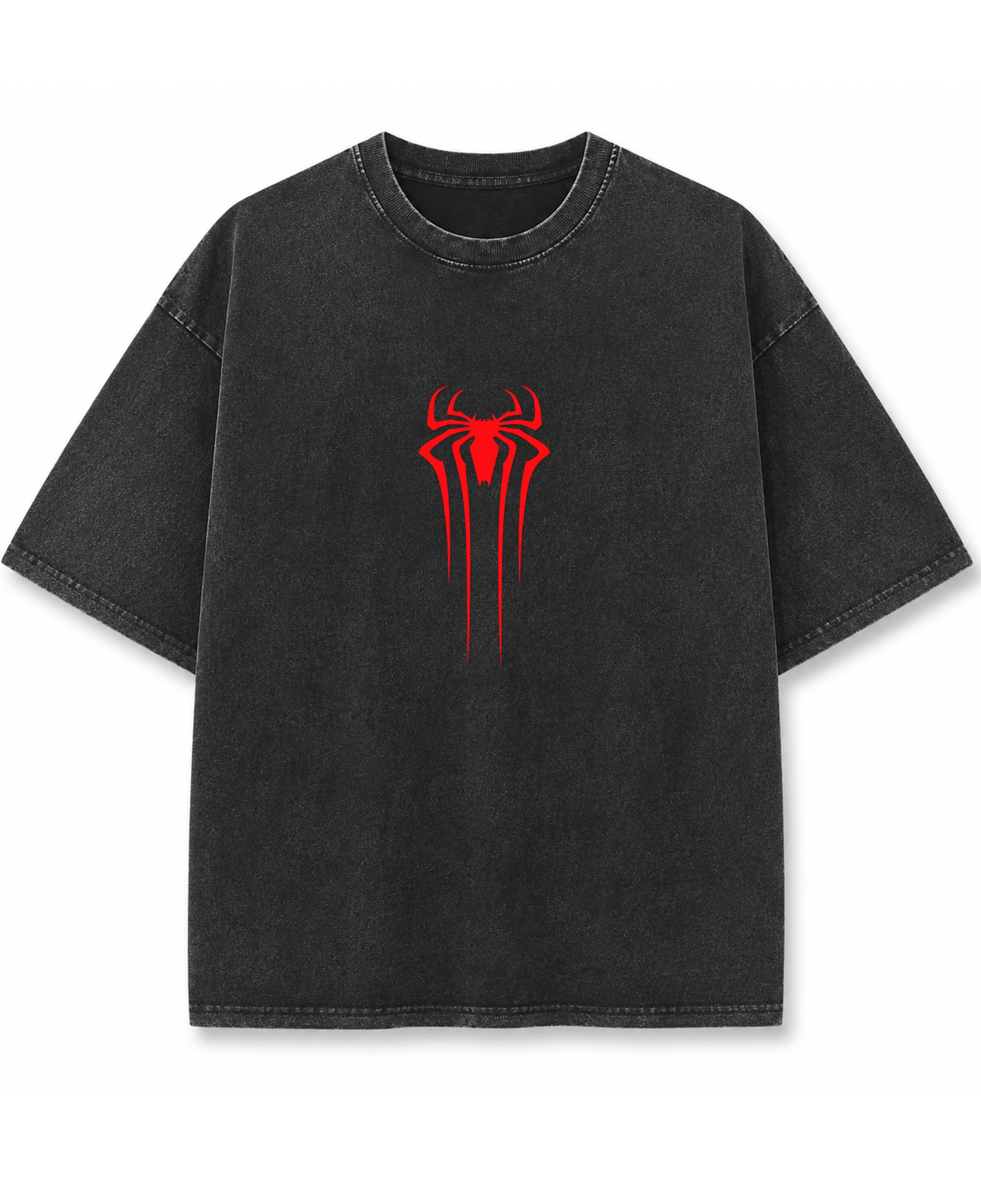 Vintage Fade Wash Oversized T-shirt Front Design