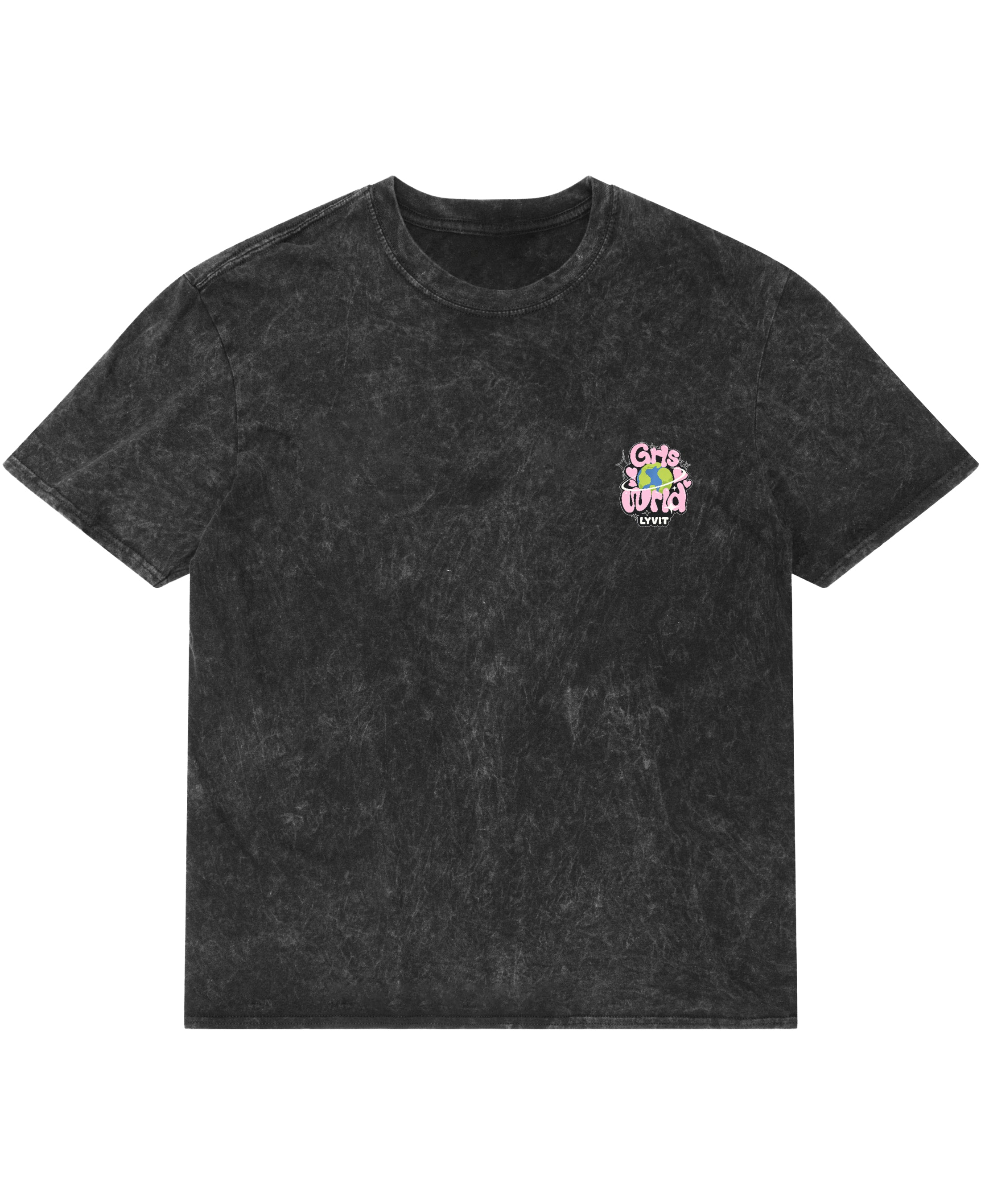 Acidwash Oversized T-shirt Front Design