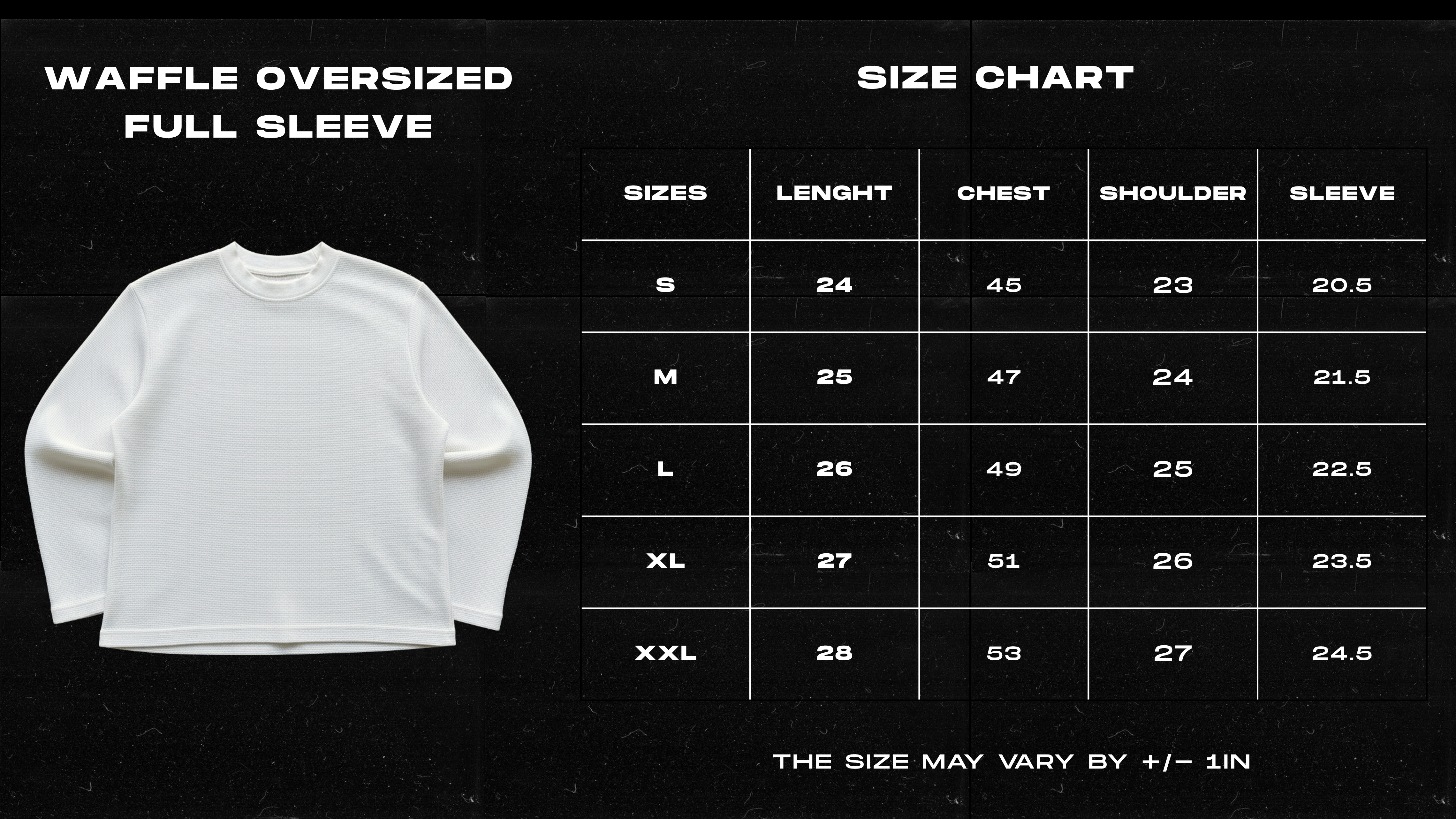 Oversized Full Sleeve T-Shirts